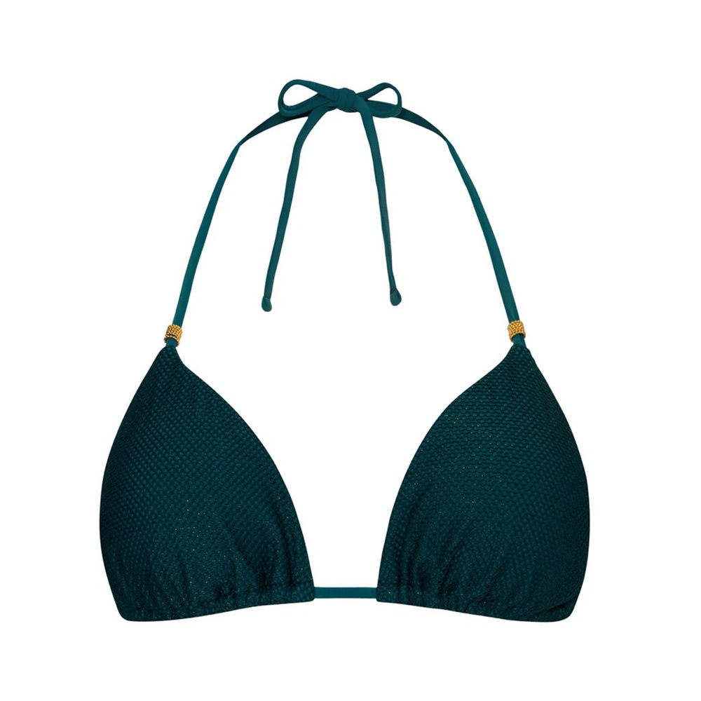NEW PQ Swim Bejeweled Triangle Bikini Top
